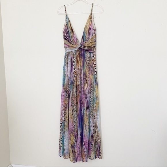Multicolor animal print maxi dress - Picture 8 of 12